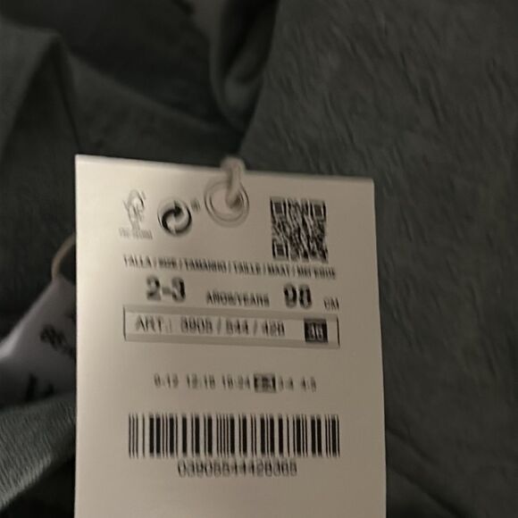 ZARA Kids | Gray | TEXTURED JUMPSUIT - Picture 4 of 4